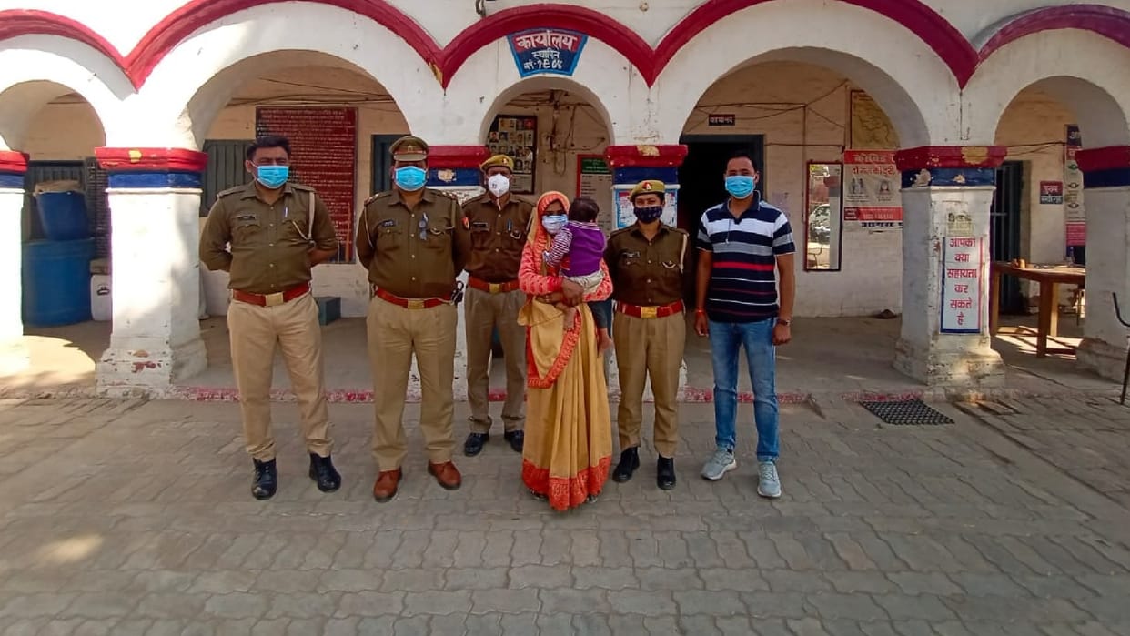 Agra Missing married woman found in Badaun after four years