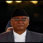 नेपाल के पीएम शेर बहादुर देउबा