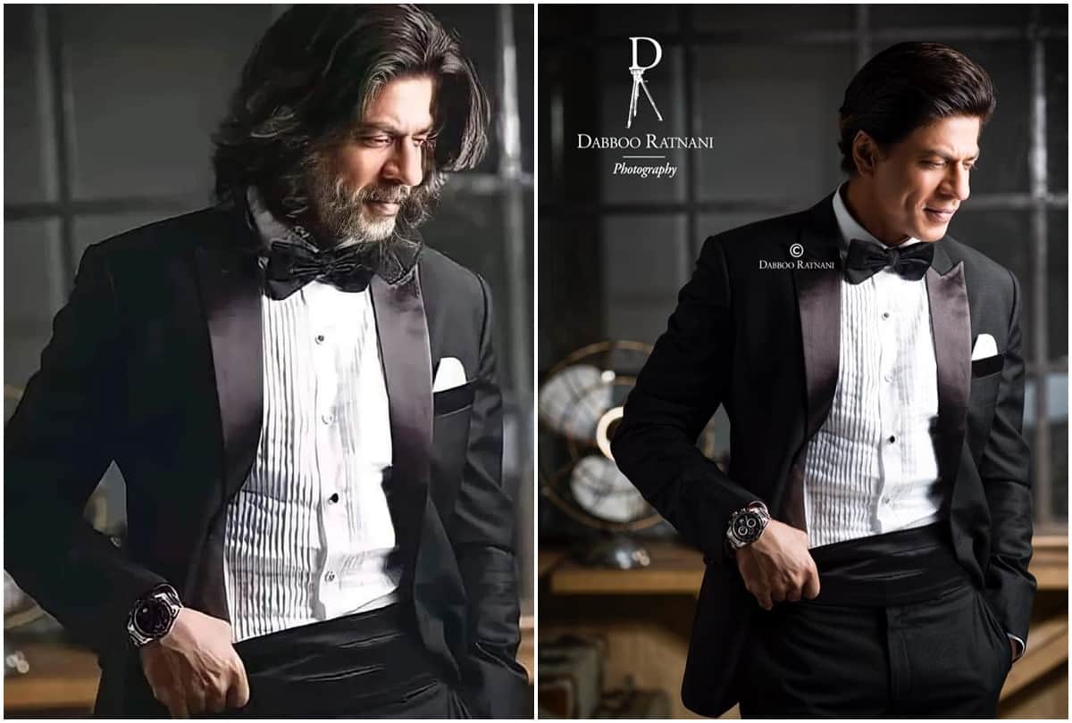 Shahrukh Khan new look with long hair and grey beard going viral on the internet