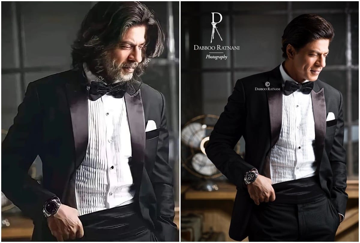 Shahrukh Khan new look with long hair and grey beard going viral on the internet
