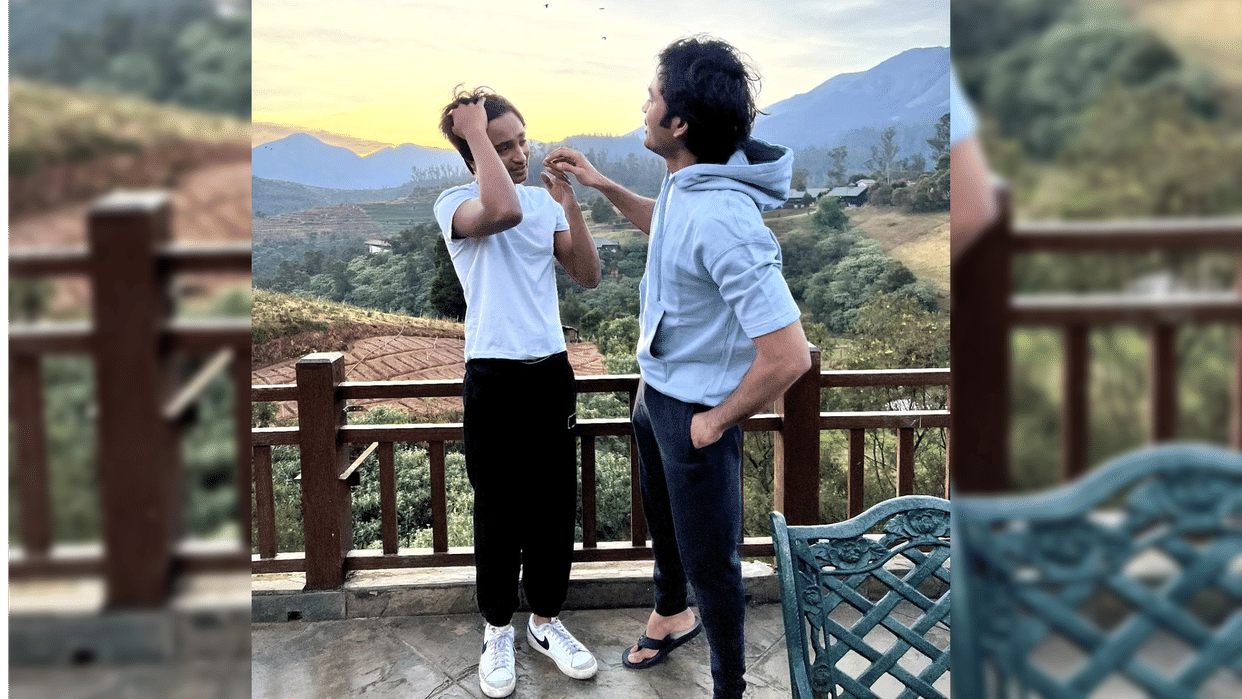 Dhanush bonds with son shares first post since his separation from wife Aishwaryaa