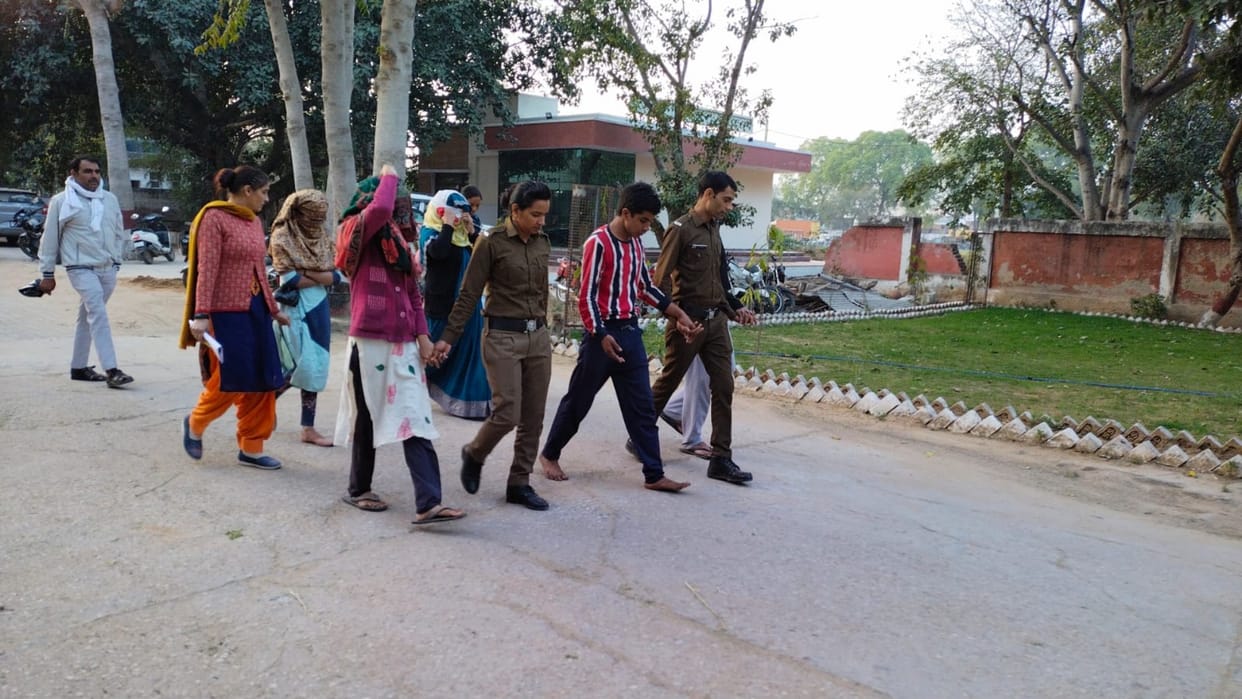Police team attacked in Mahendragarh of Haryana