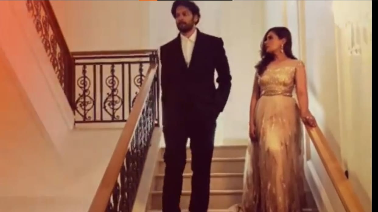 Ali Fazal ignores his girlfreind Richa Chadha as they head for dinner with Death on Nile team