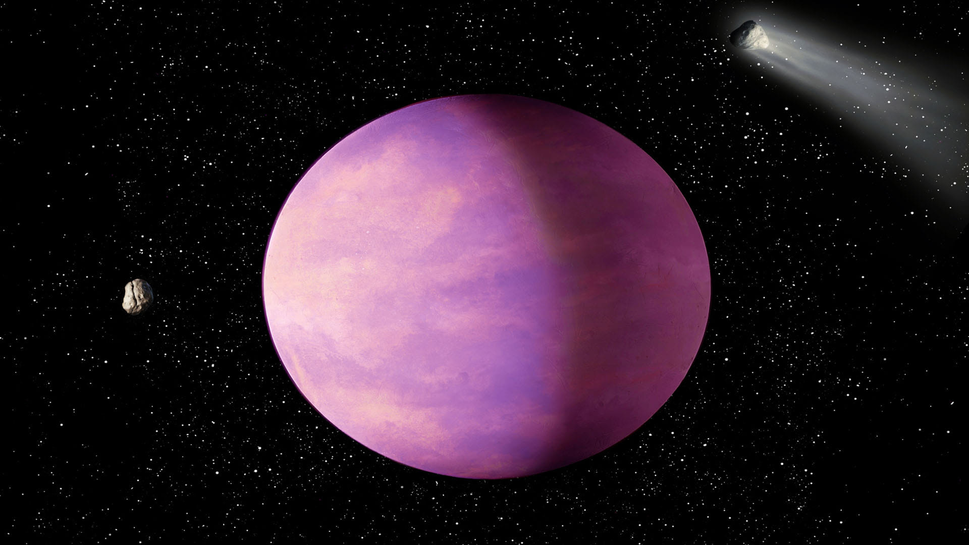 Asteroid Moons First Asteroid Ever Discovered to Have Three Moons