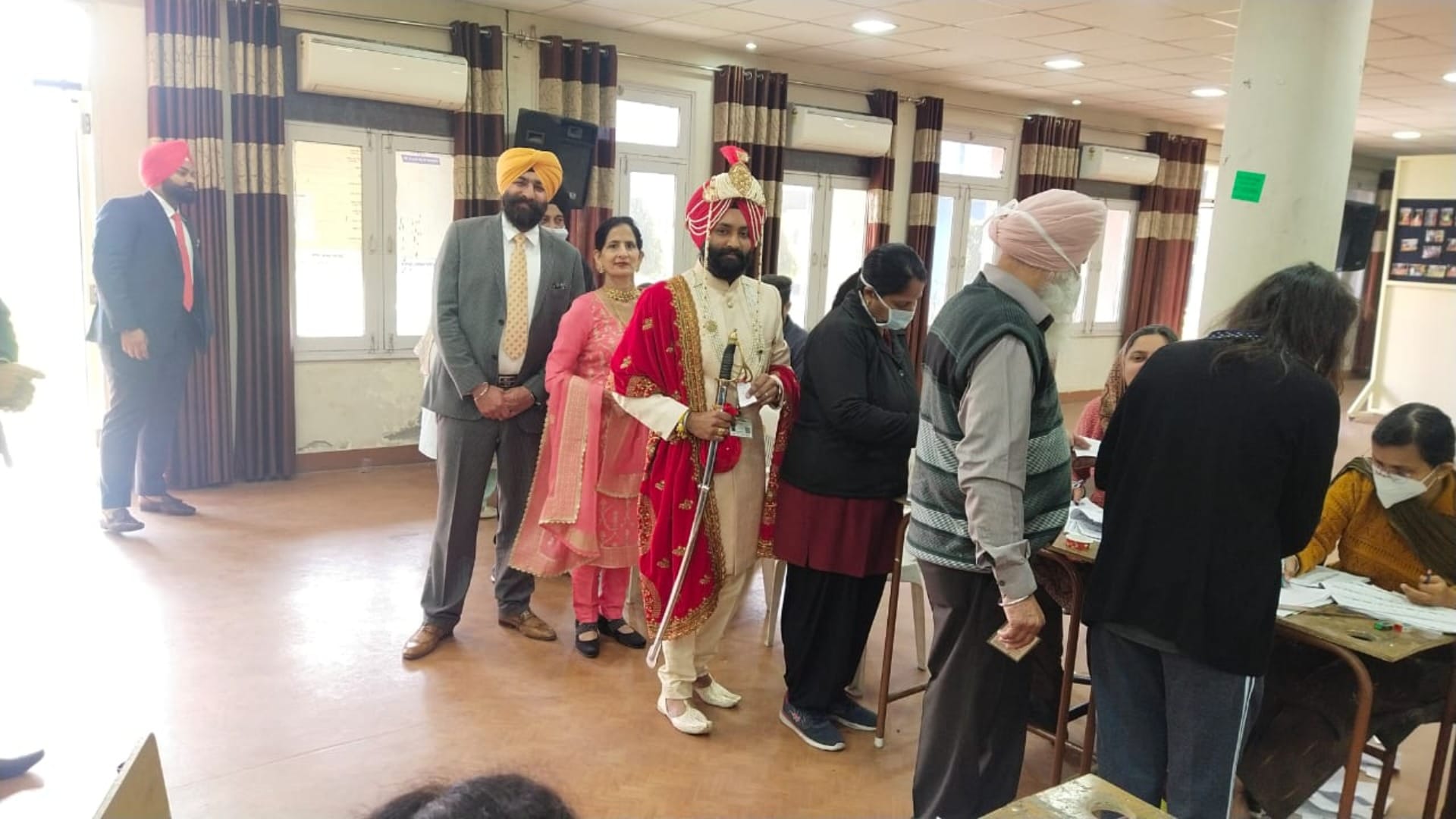 Punjab Election 2022: Brides and grooms voting before marriage