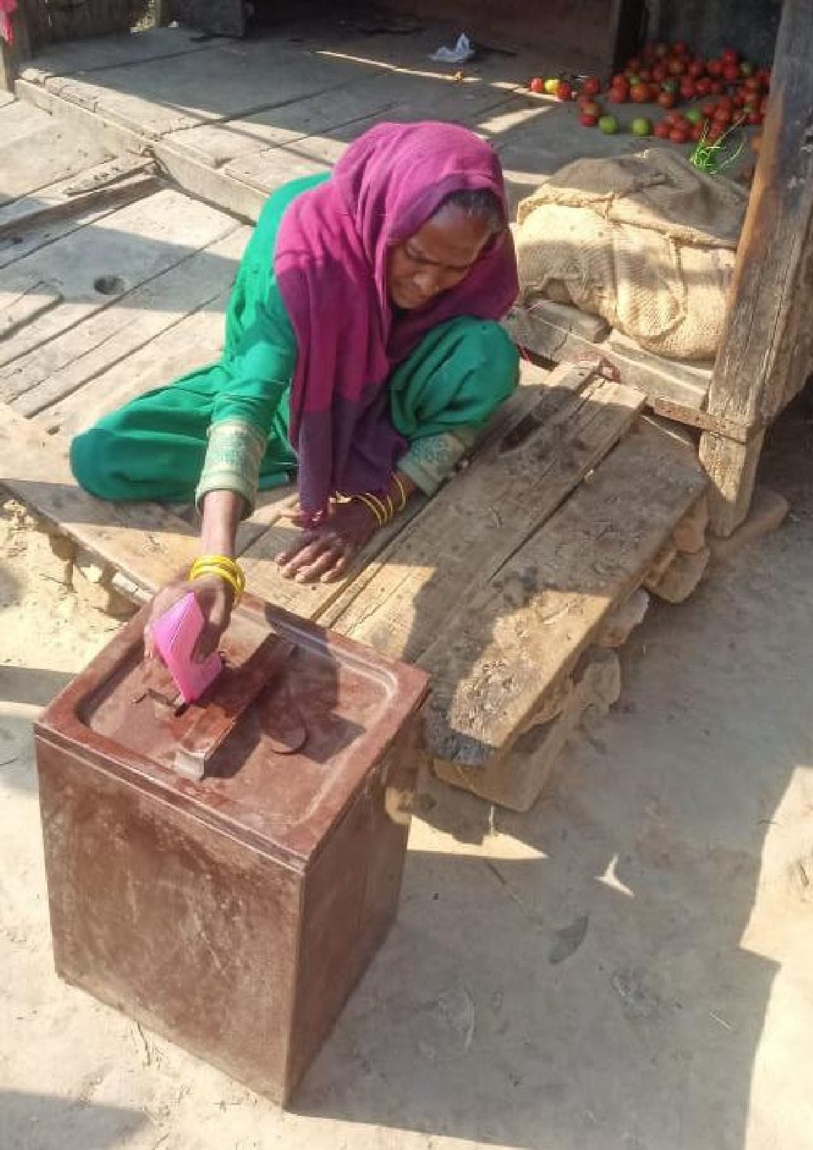 Eight Divyang and four elders voted on the first day