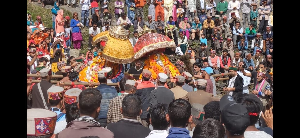 Maharishi Markandeya's meeting with Dev Ghatotkach in bagi, mandi
