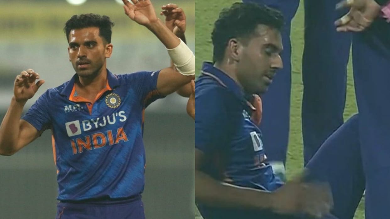 IND vs WI: Deepak Chahar pulls up due to injury walks off the field after taking two early wickets in last t20i