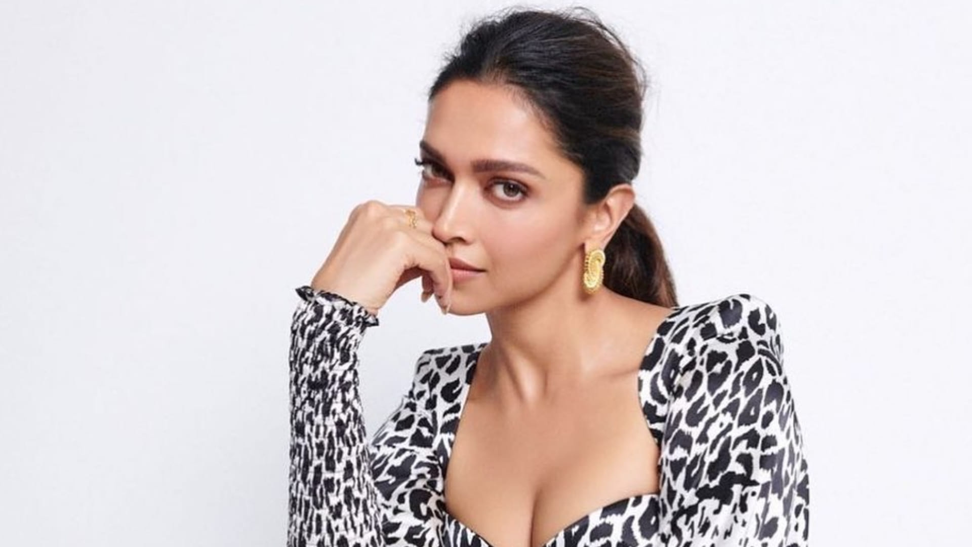 deepika padukone gets trolled for black and white animal print dress gehraiyaan promotion