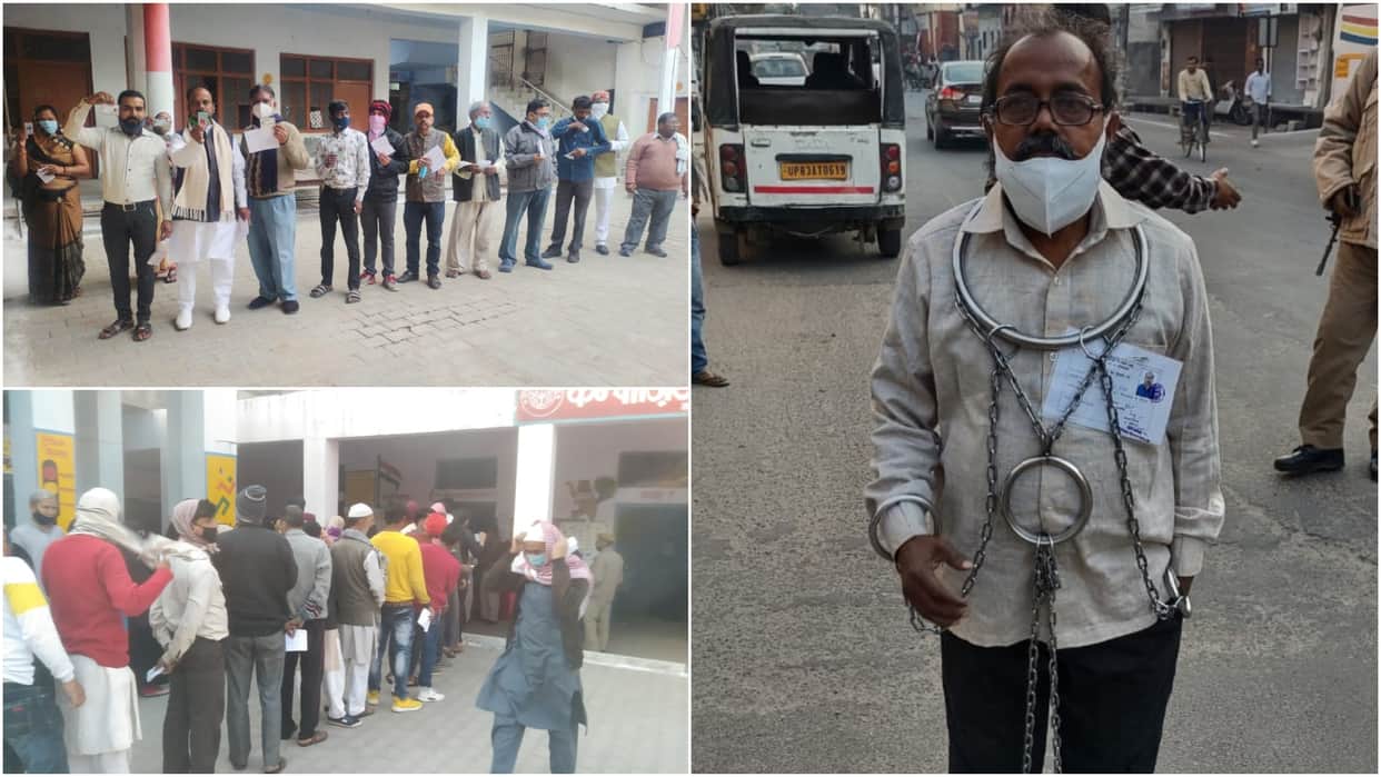 UP Election 2022 Phase 3 Voting: voters cast his vote in firozabad seat
