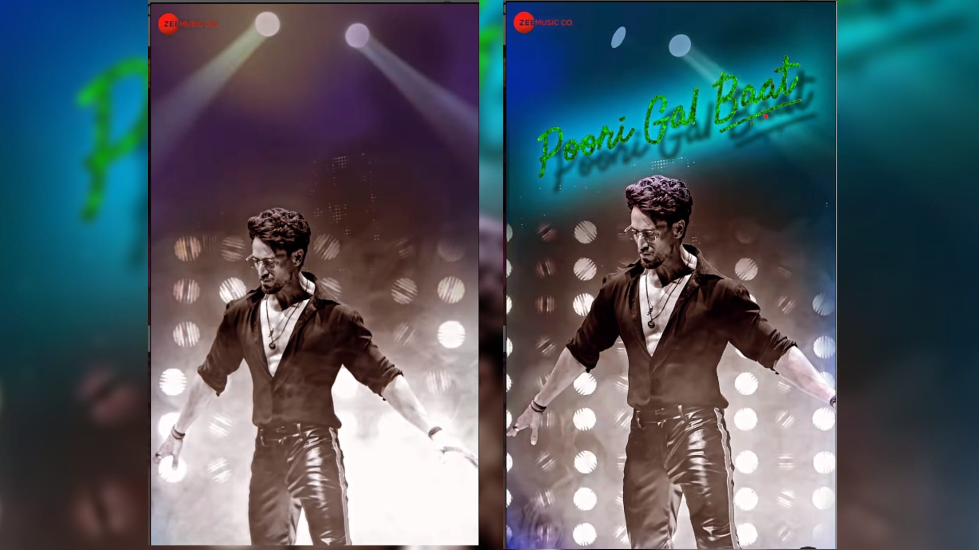 bollywood tiger shroff shared teaser of new song poori gal baat with actress mouni roy