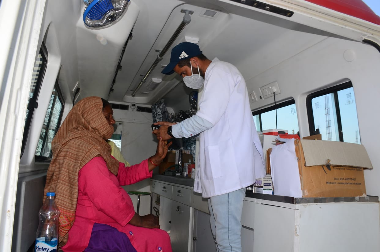 People got free treatment in Jarai