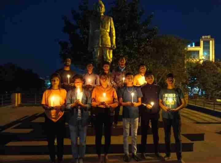 ABVP took out candle march to get justice for the girl student