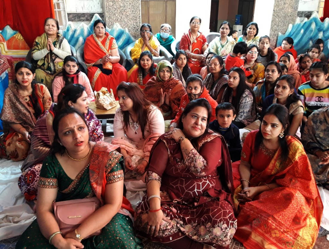 Celebrated the initiation festival of Aryika Saraswati Mata