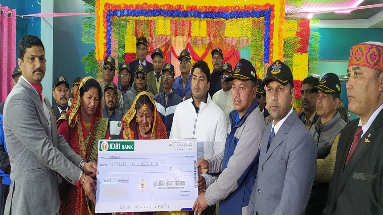 Uttarakhand : Ex-servicemen organization made memorable Kargil martyrs daughter wedding