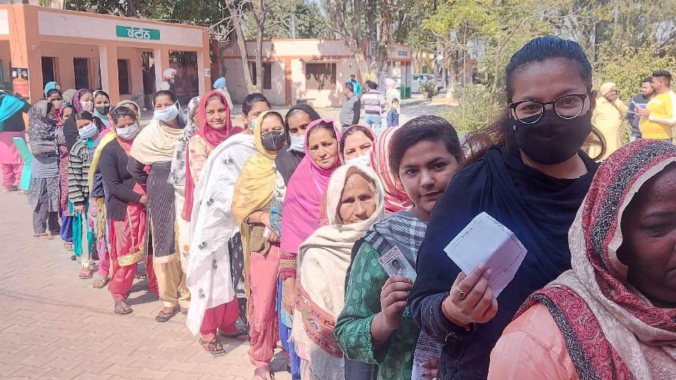 Punjab assembly election 2022: 63 percent voting in Mohali district