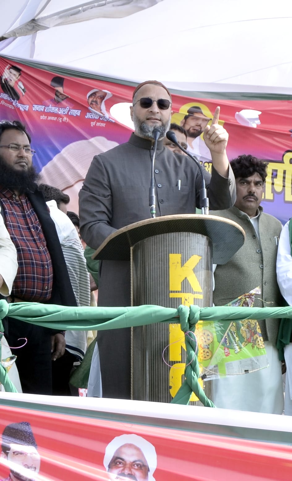 Government snatching education from hijab-wearing girls: Owaisi