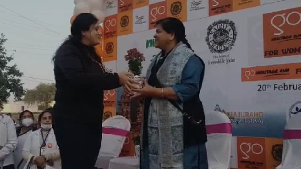 Chhatarpur: Go Heritage Run for Women, Tourism Minister said- Bundelkhand Land of Heroes
