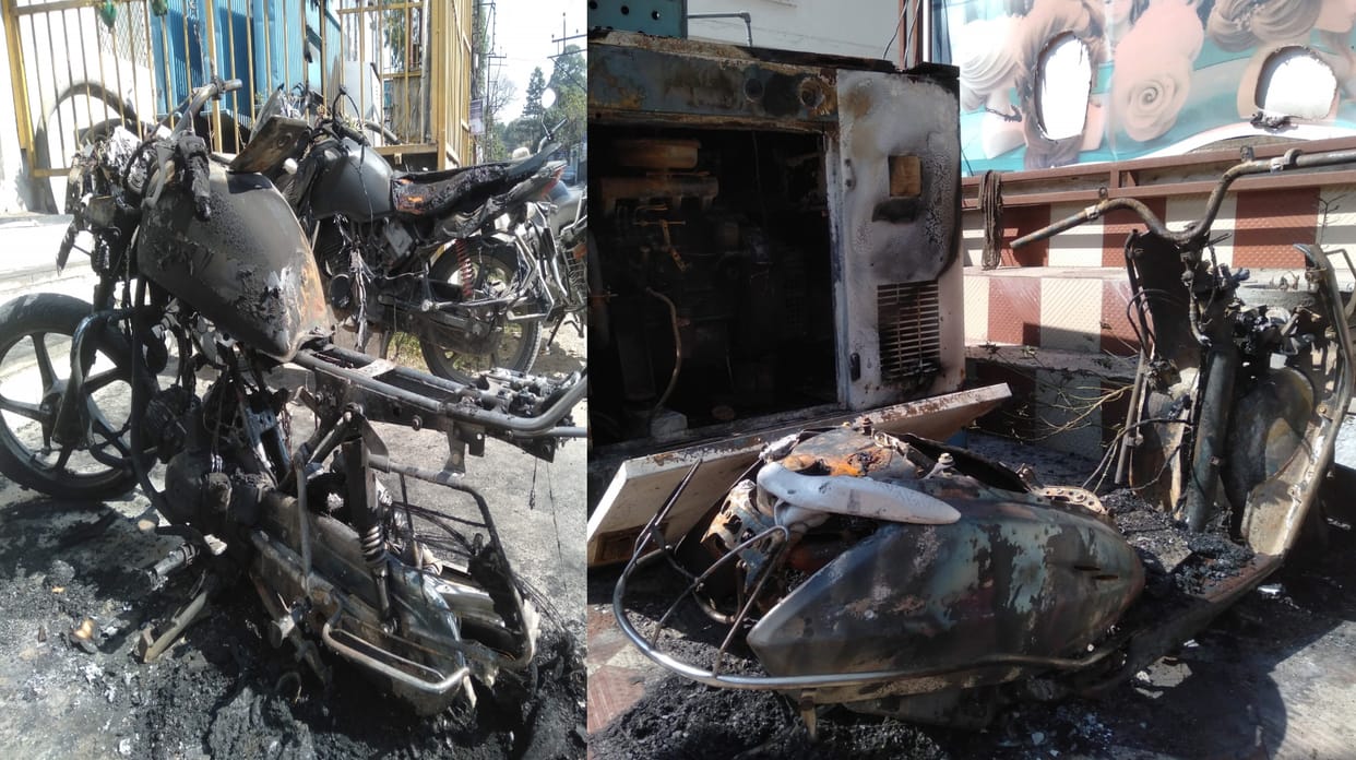 Crime in Uttarakhand: dozen vehicles set on fire in Dehradun, police arrested