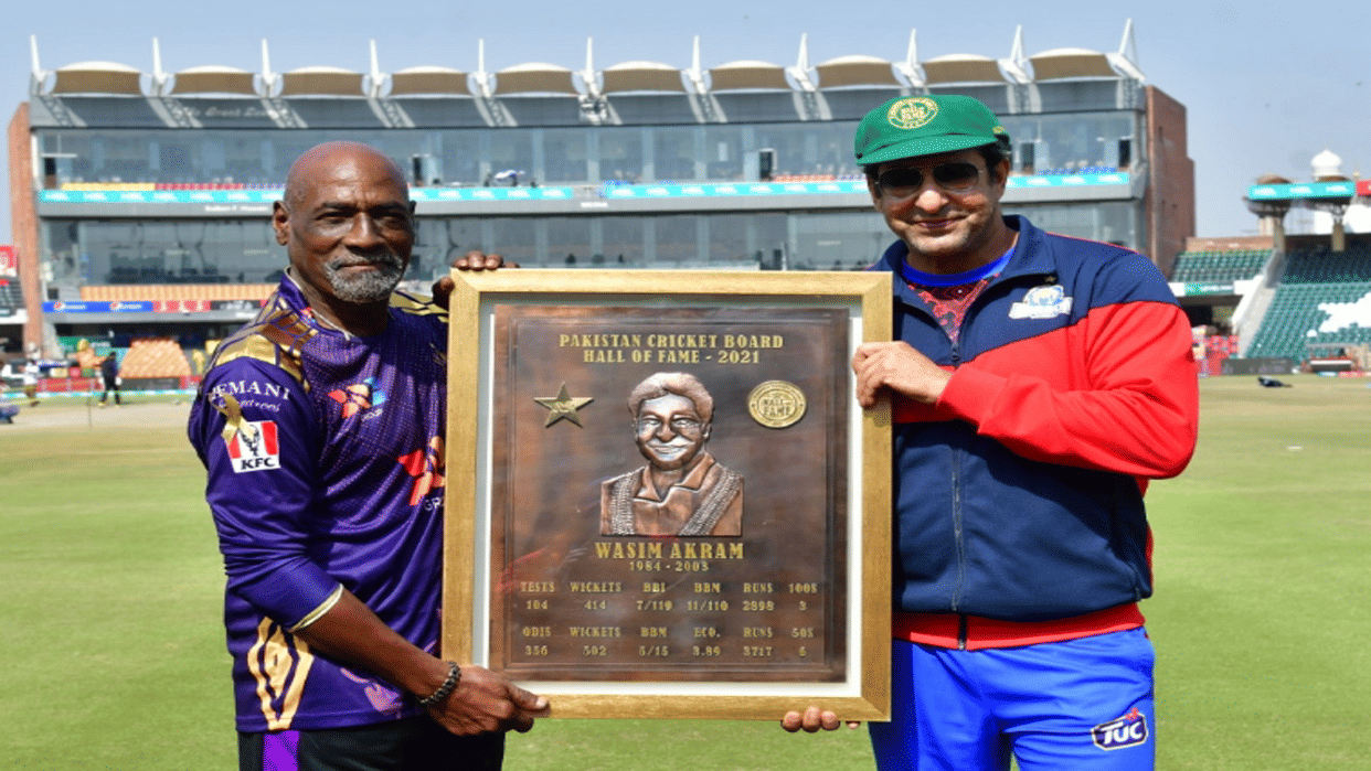 Former Pakistan captain and legend Wasim Akram Inducted Into PCB Hall Of Fame