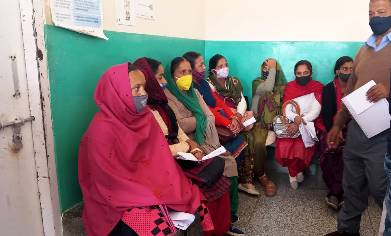 Patients had to wait outside OPD for two hours