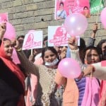 कांग्रेस ने शिमला में निकाली रैली।