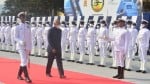 President Ram Nath Kovind witnessed the Fleet Review 2022 at Visakhapatnam