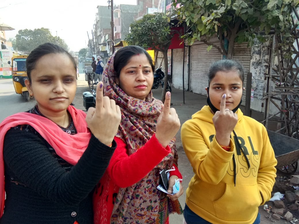 young voters participated with full zeal