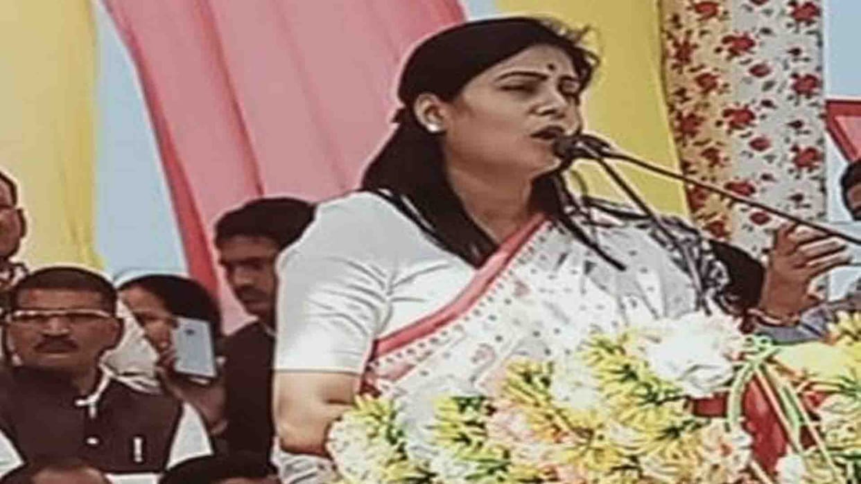 Amethi: Anupriya Patel said, the cycle got punctured, our government improved the law and order, started the storm of development