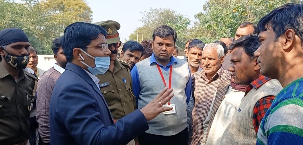 election boyycott, village ghiganpur