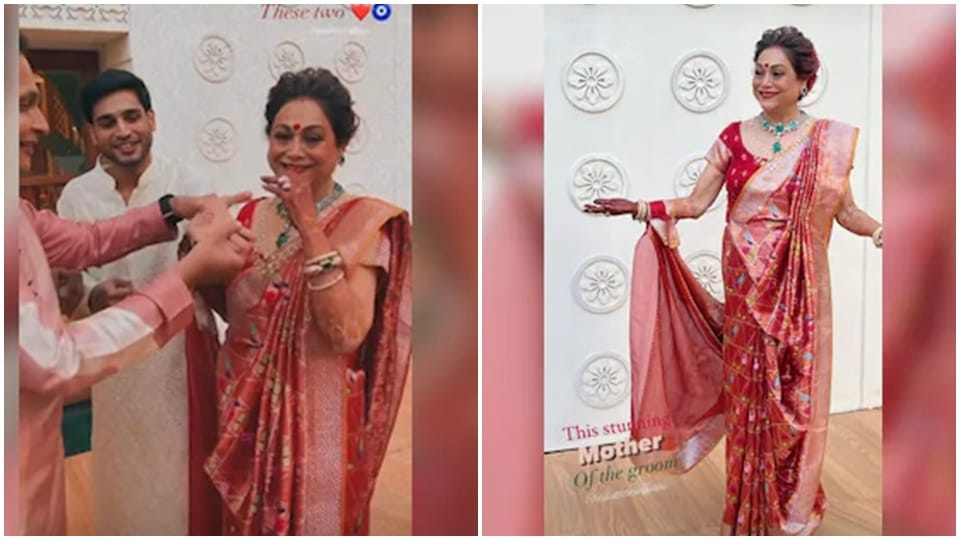 Anmol Ambani And Khrisha Shah Mumbai Wedding inside pictures