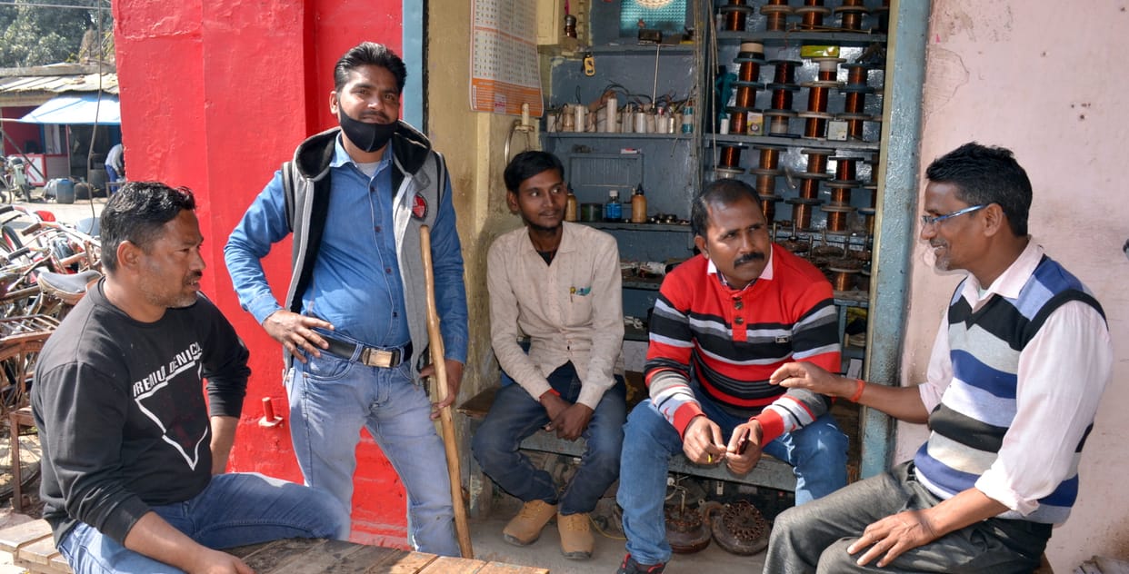 The multiplication of winning and winning at the paan shop and at the intersections