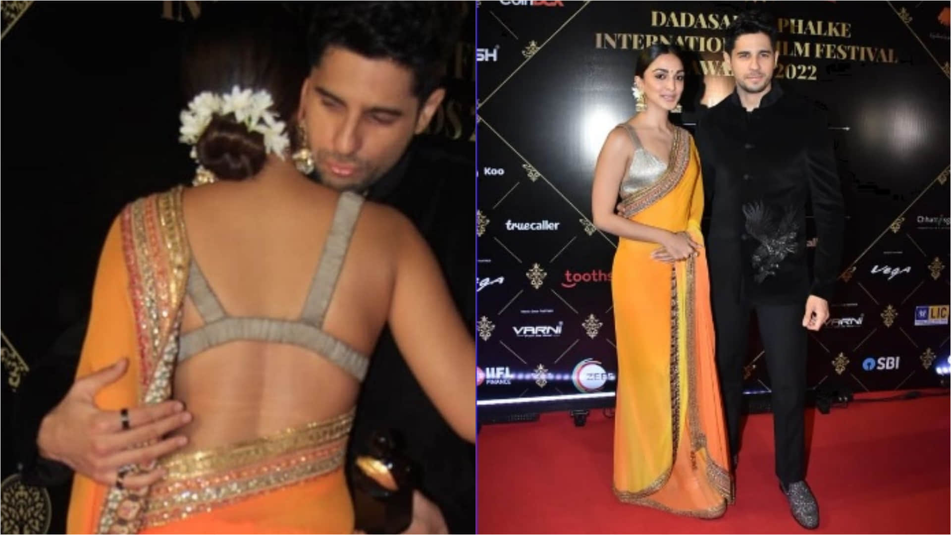 kiara advani looks stunning in dada saheb phalke award film festival wearing yellow saree