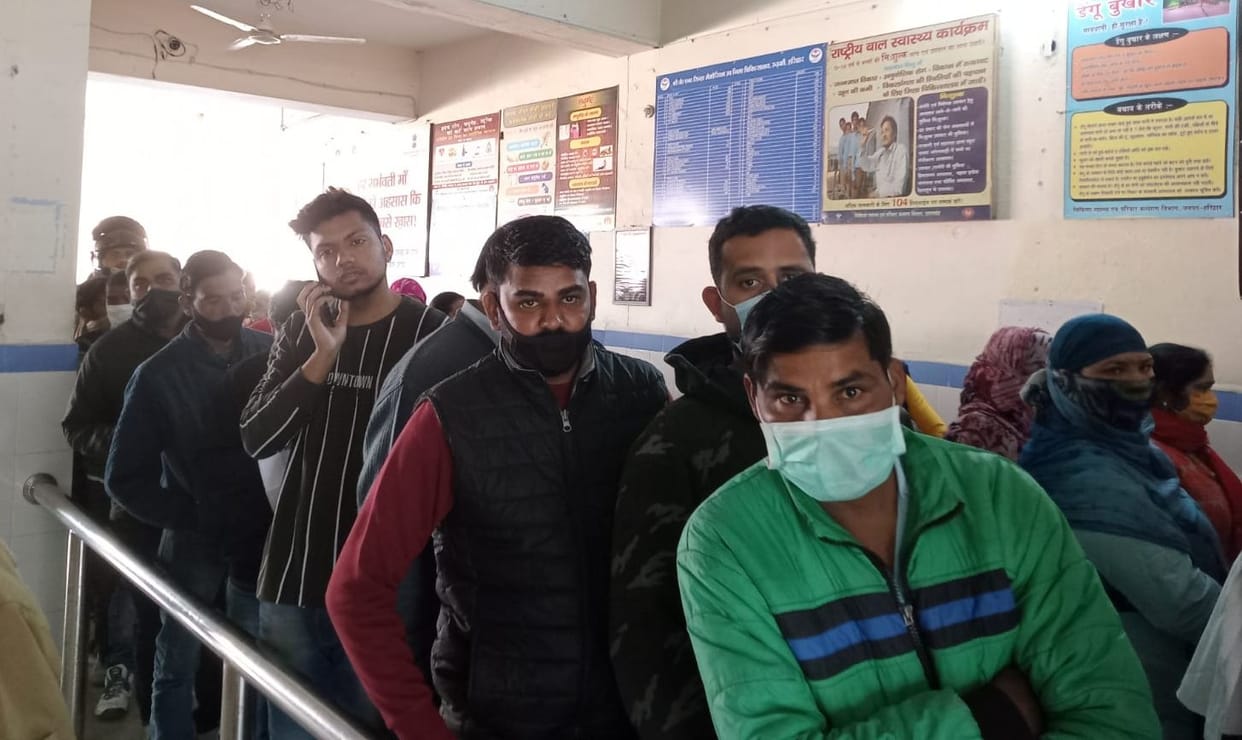 Viral fever patients started increasing in the hospital