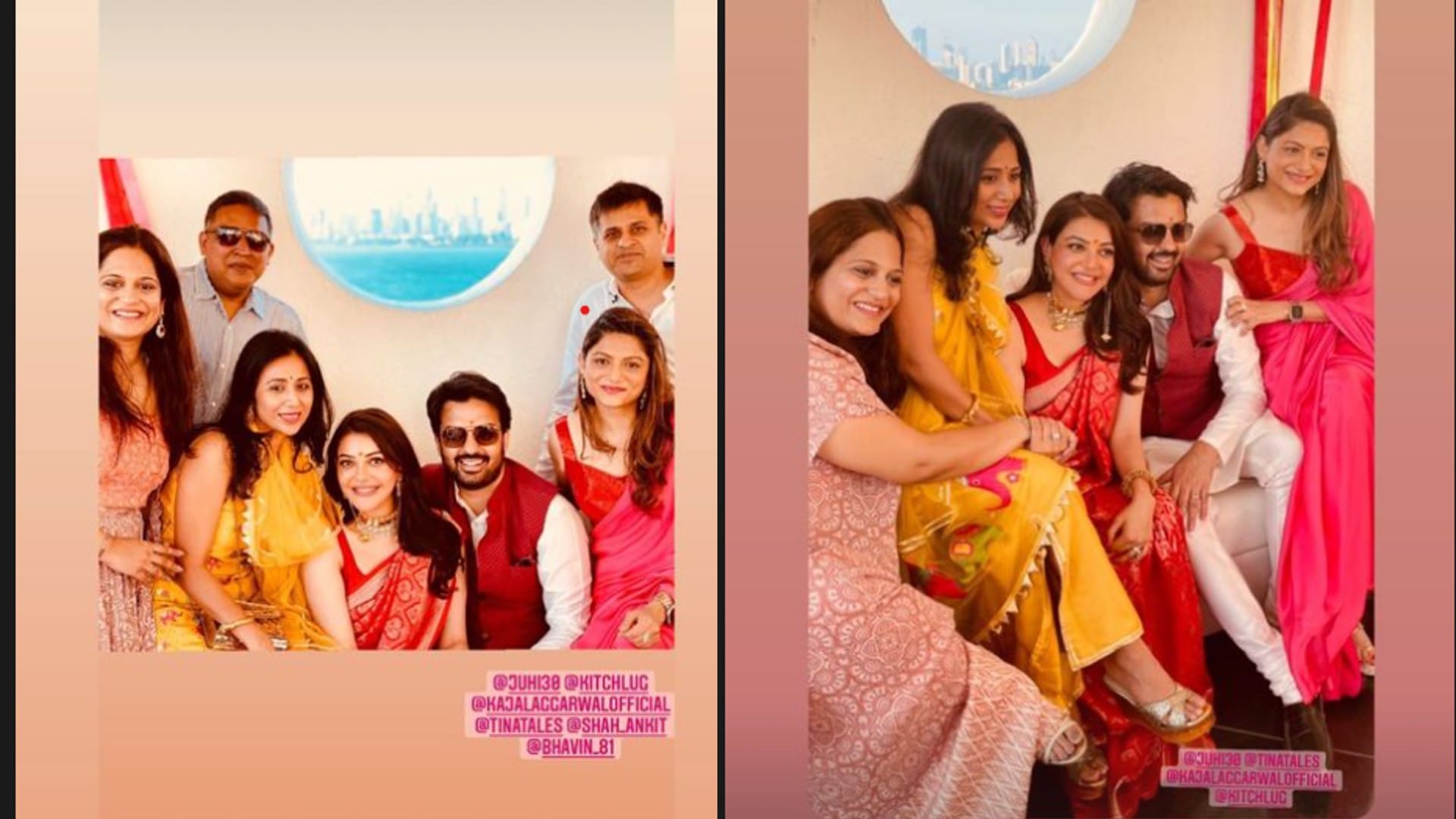actress Kajal Aggarwal shares picture of love with husband Gautam Kitchlu from their baby shower