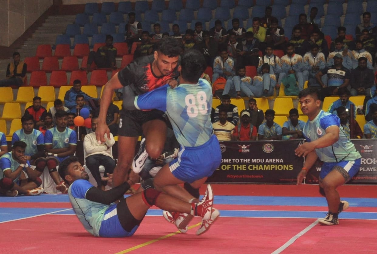 MDU beat SRMU Chennai by a margin of 44-29