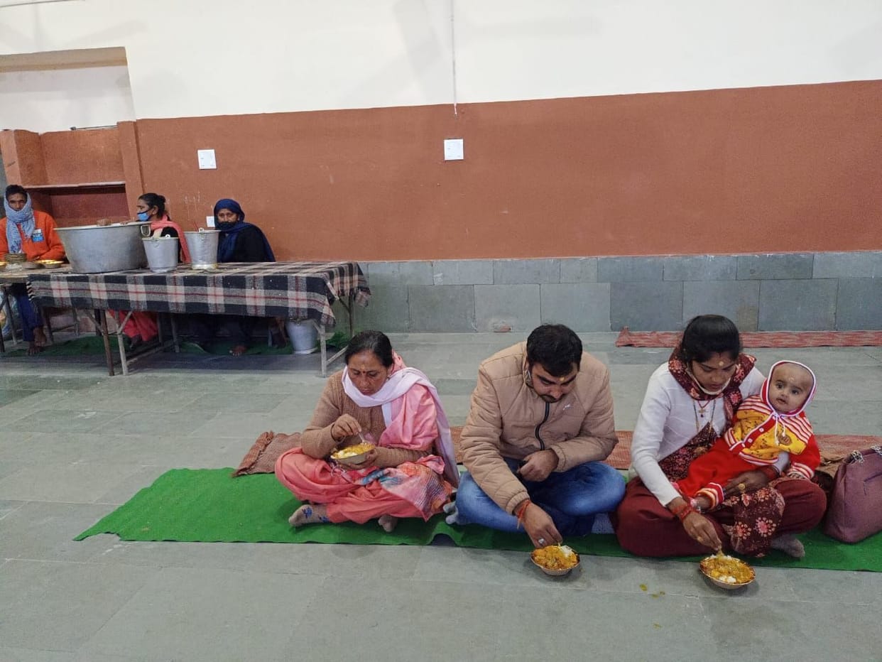 lenger in nainadevi temple started