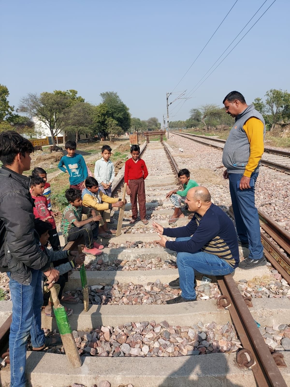 Your life is precious, don't risk your life carelessly on railway tracks