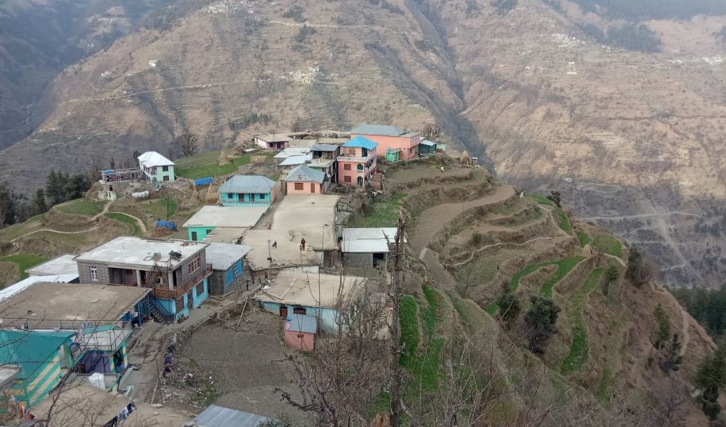 The road is visible after walking ten kilometers