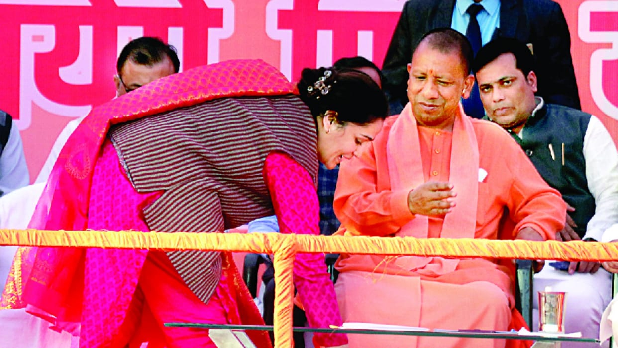Arrangement of bulldozers for both expressway and mafia: Chief Minister Yogi addressed the public meeting at Madianv and Munshi Pulia in Lucknow