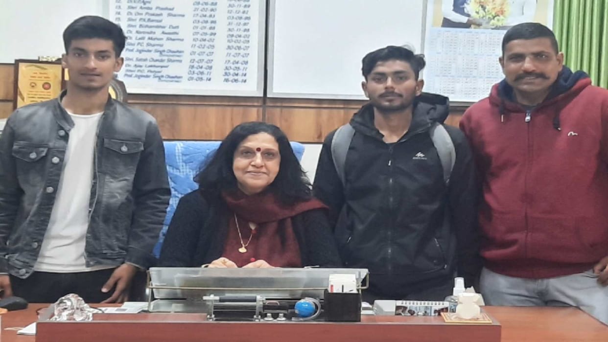 Achievement: Akshay and Shubham will play in North Zone Inter University Kho-Kho