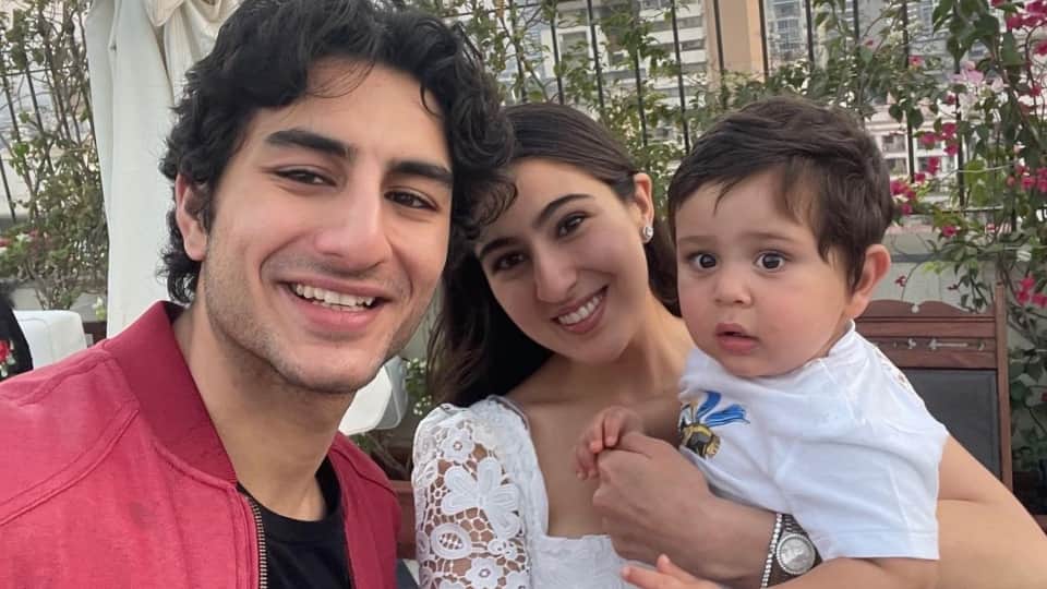 Sara Ali Khan wished Kareena Kapoor son Jahangir on his birthday shared pictures of a special moment with his brother