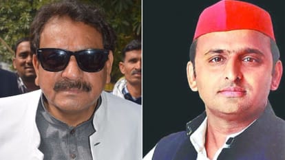 एसपी सिंह बघेल और अखिलेश यादव