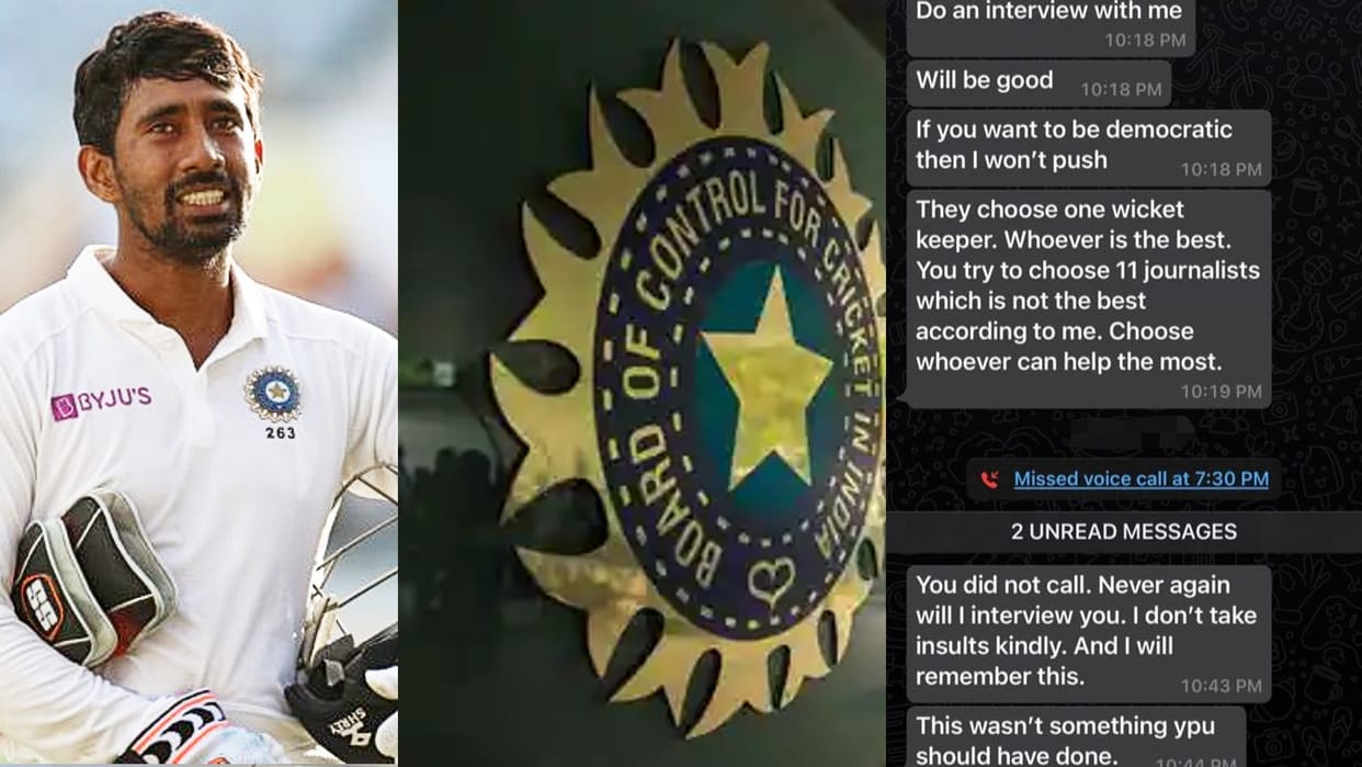BCCI Asks For journalists name on Wriddhiman shaha matter Ravi Shastri and Harbhajan singh appealed for Investigation