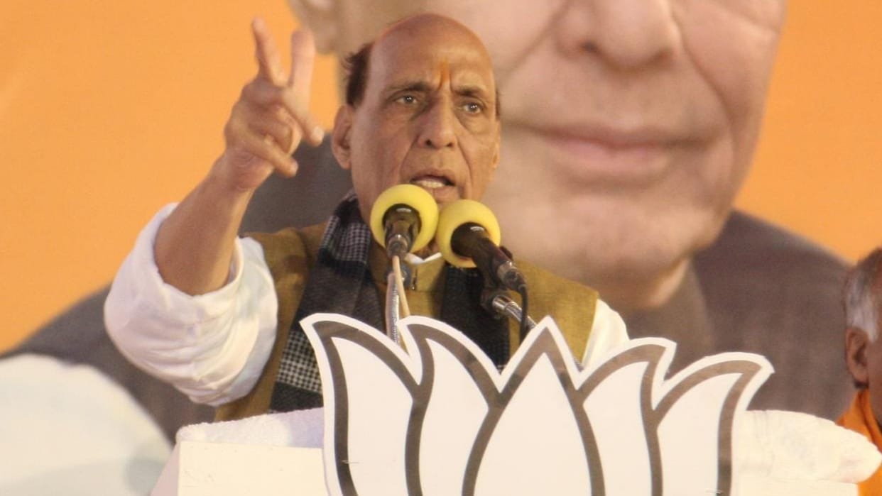 Defense Minister Rajnath Singh addressed people for UP Election 2022