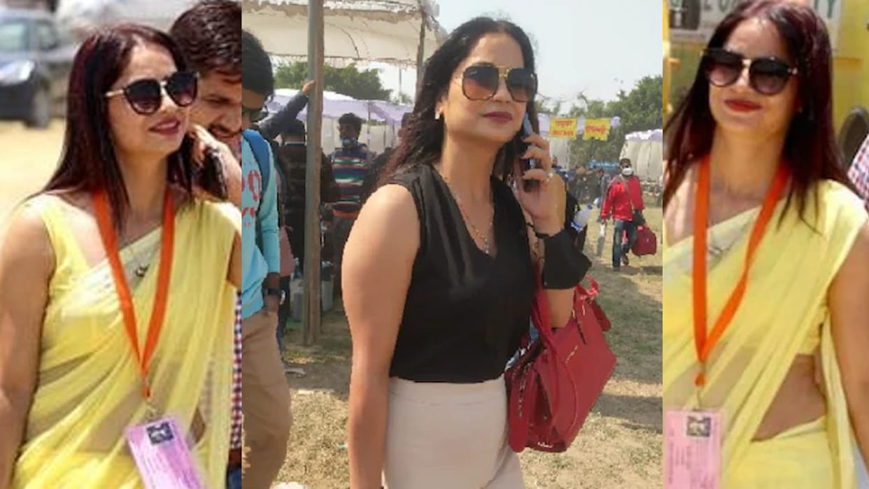 UP Election 2022 Lucknow Polling Officer Reena Dwivedi New Look Social Most Viral on Social Media 2019