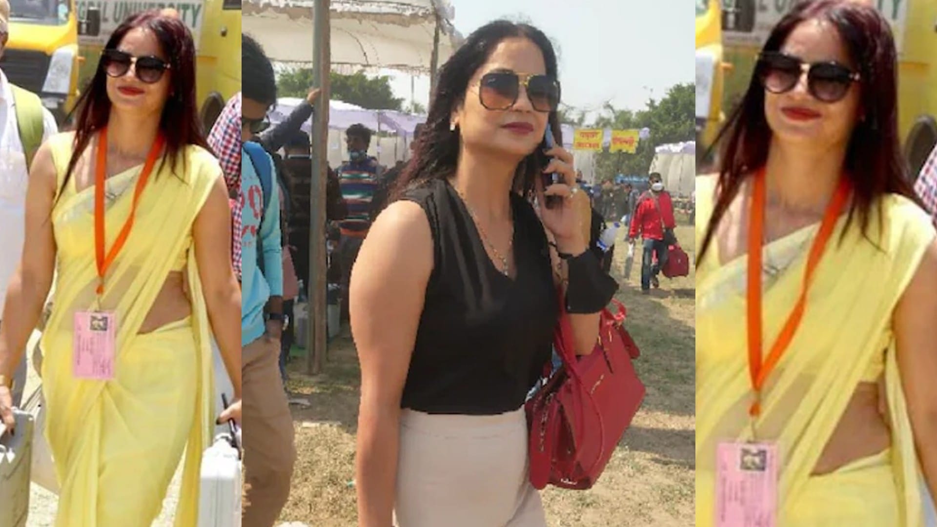 UP Election 2022 Lucknow Polling Officer Reena Dwivedi New Look Social Most Viral on Social Media 2019