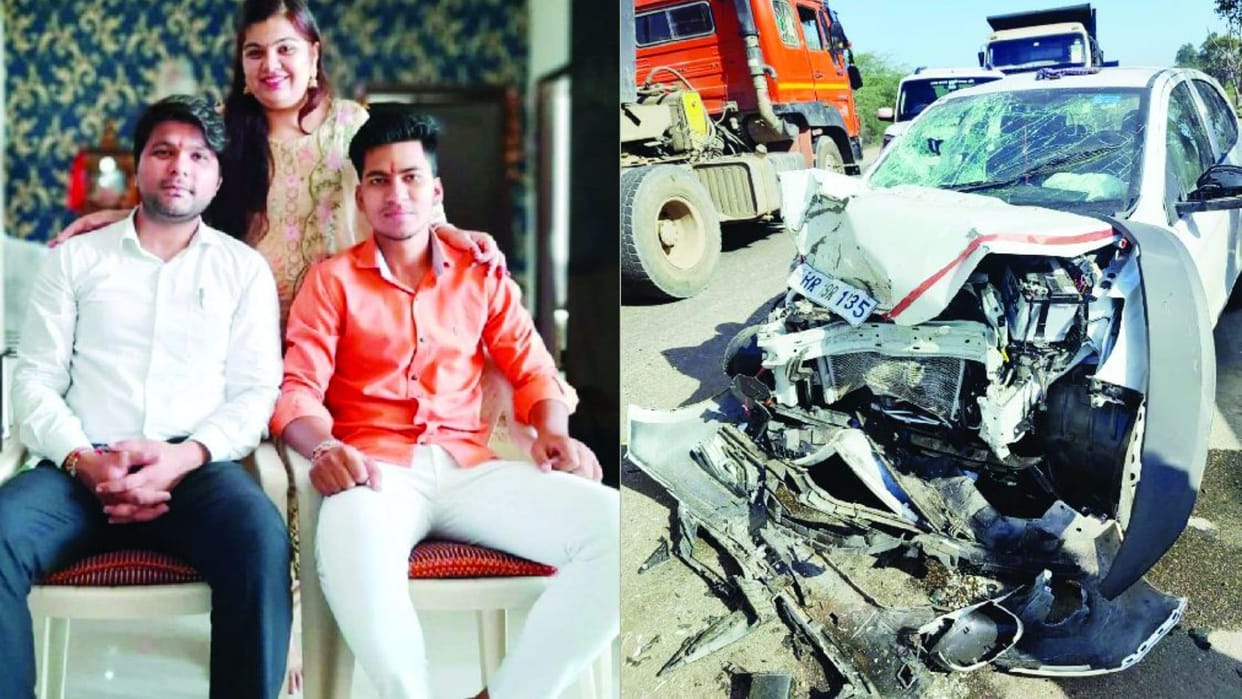 Youth dies in road accident in Charkhi Dadri of Haryana