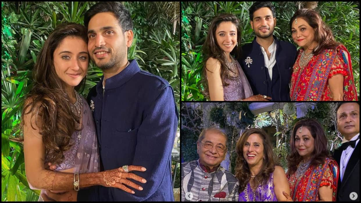 Anmol Ambani and Khrisha Shah wedding reception pictures