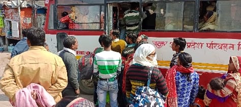 Roadways buses went to the elections, passengers upset